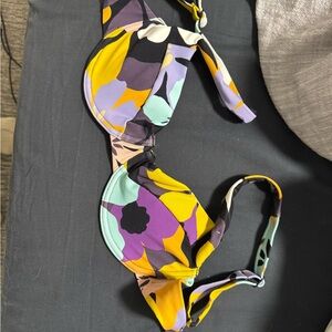 Colorful Abstract Bikini Top